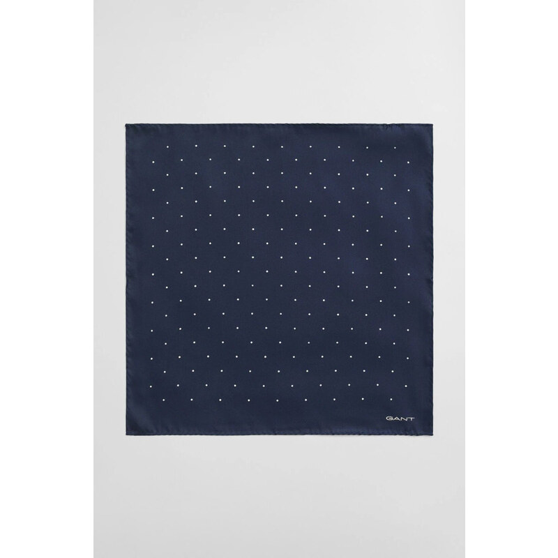 VRECKOVKA GANT DOT PRINT POCKET SQUARE MARINE 65051965