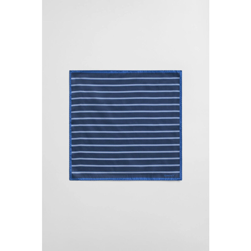 VRECKOVKA GANT STRIPED POCKET SQUARE MARINE 65051966