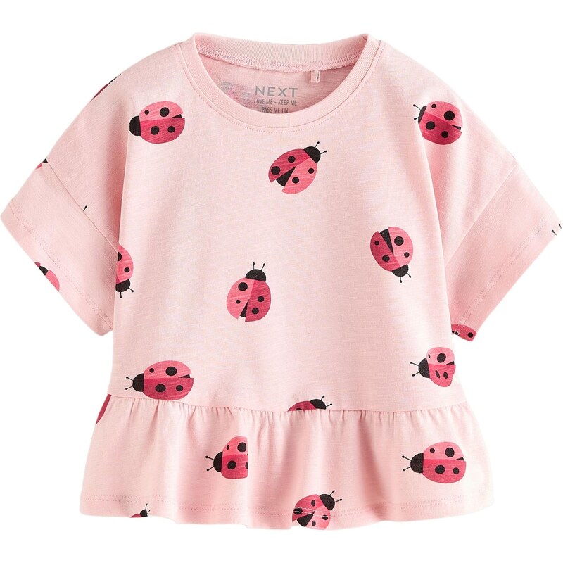 Next Tričko ružová / červená / čierna 65875604