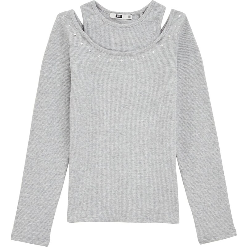 WE Fashion Tričko svetlosivá 65656048