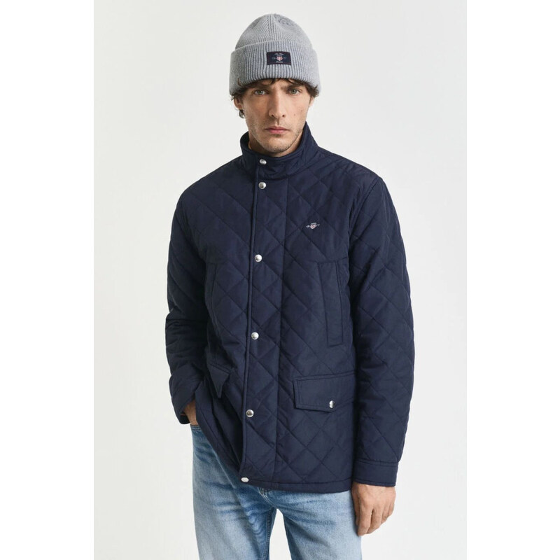 BUNDA GANT QUILTED WINDCHEATER MID JACKET EVENING BLUE 65451058