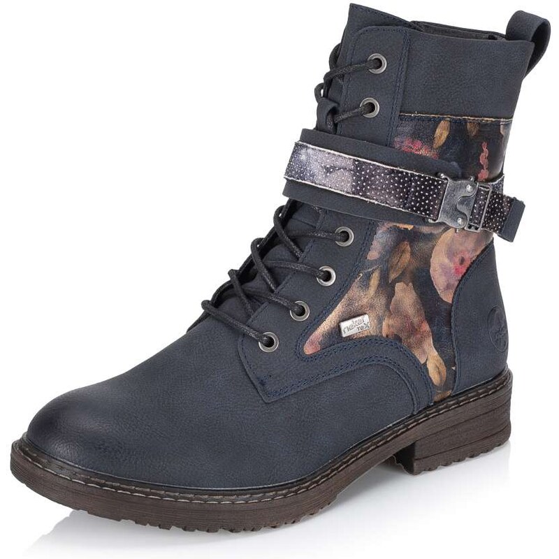 Dámska členková obuv RIEKER 94722-14 modrá W5 65054087