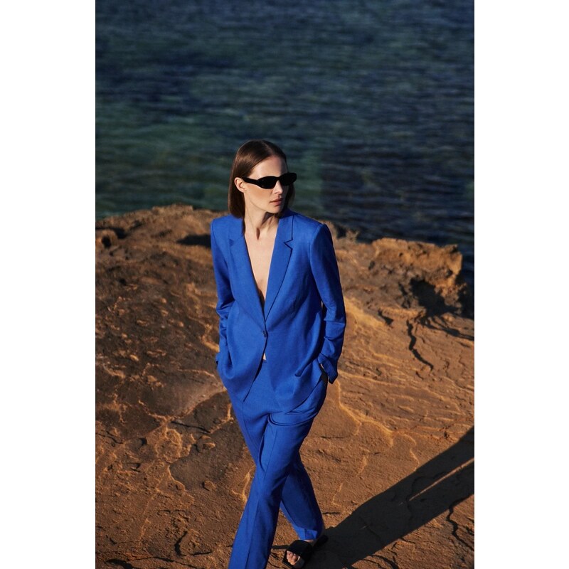 Marisse Womens Jacket L-Mr-4313 L.Navy 65387429