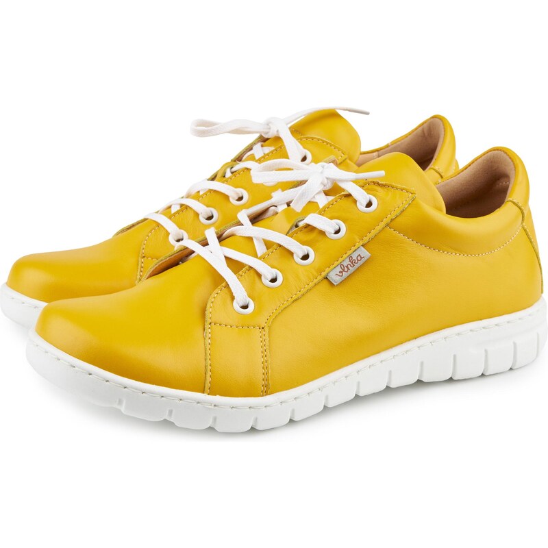 Vlnka Dámske kožené tenisky Nina žltá veľkosti obuvi - dospelí 37 65798894