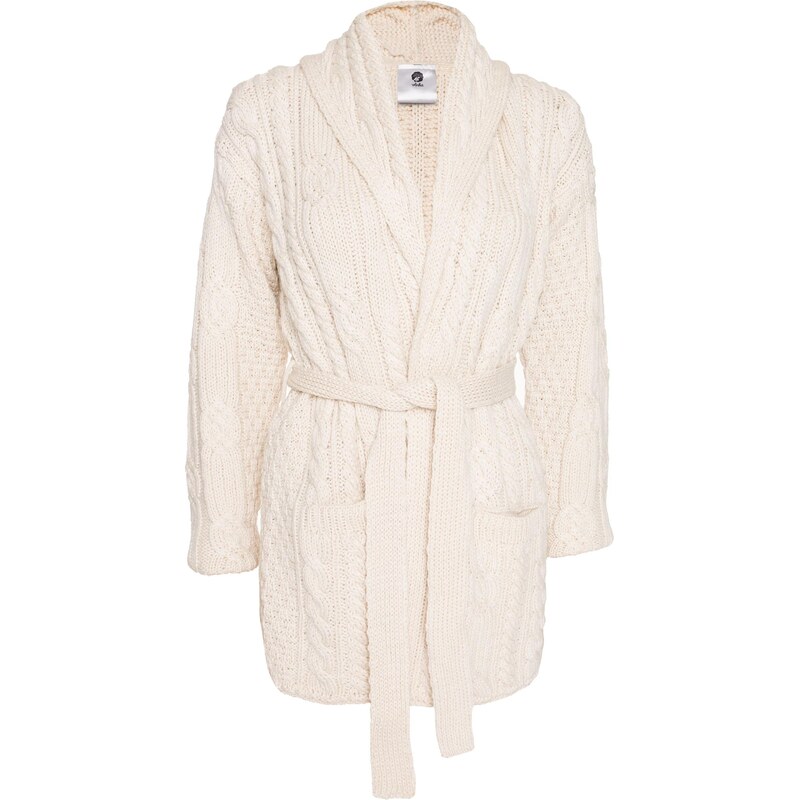 Dámsky vlnený sveter Vlnka S16 zavinovací prírodná veľkosti oblečenia 65797107