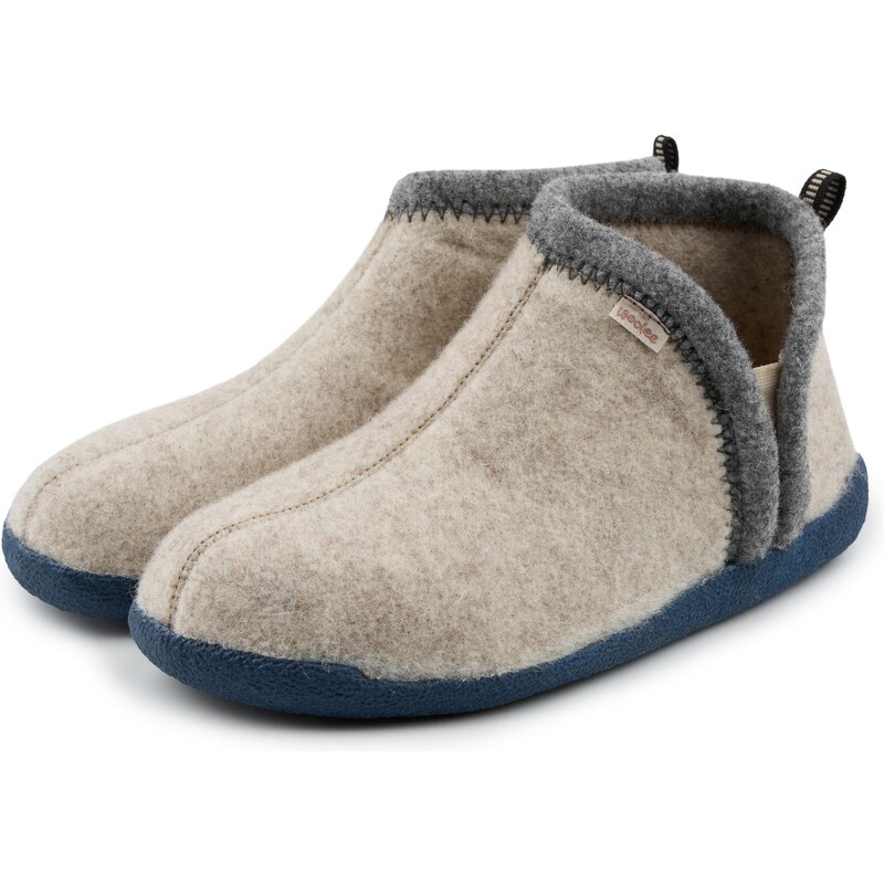 Vlnka Dámske barefoot filcové papuče Lalla šedá veľkosti obuvi - 65797097