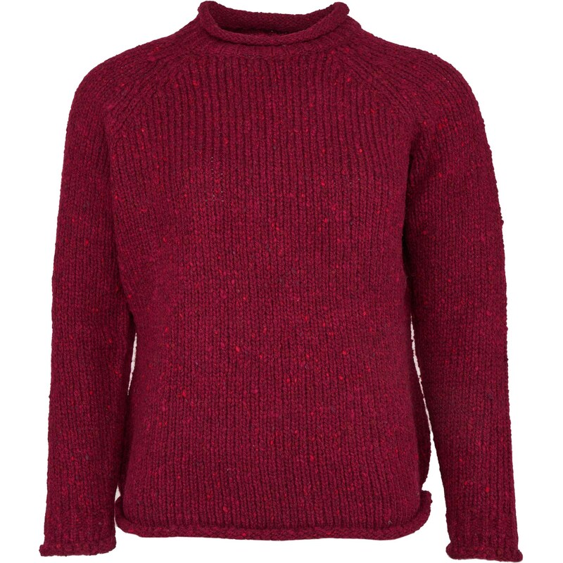 Vlnka Dámsky vlnený sveter pulóver červená veľkosti oblečenia L 65797143