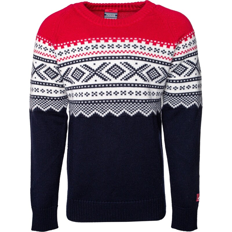 Pánsky sveter Ulvang Marius Roundneck červená veľkosti oblečenia XL 65796985