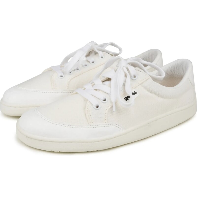 Vlnka Dámske barefoot textilné tenisky Oxy biela veľkosti obuvi - 65798920