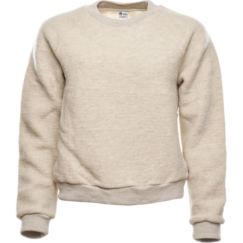 Vlnka Vlnená mikina béžová veľkosti oblečenia L/XL 65797248