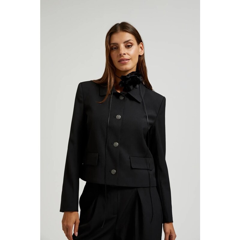 Marisse Womens Jacket L-Mr-4600 Black 65063986