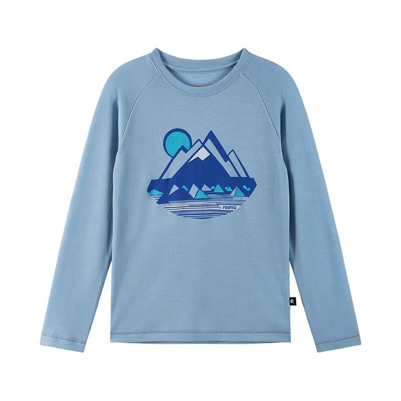 Detská mikina s prímesou vlny Reima Viisas 65062859