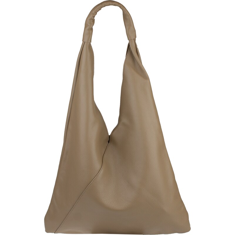 Hnedá kožená talianska kabelka Alma Taupe NovaKabelka.sk 65062945