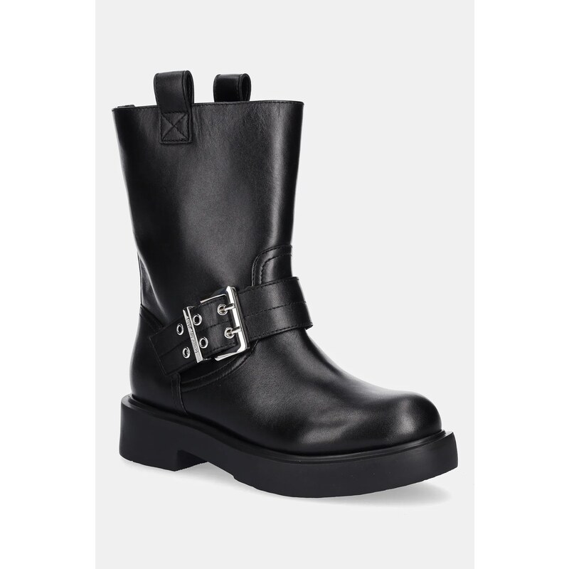 Kožené členkové topánky Love Moschino 65067562