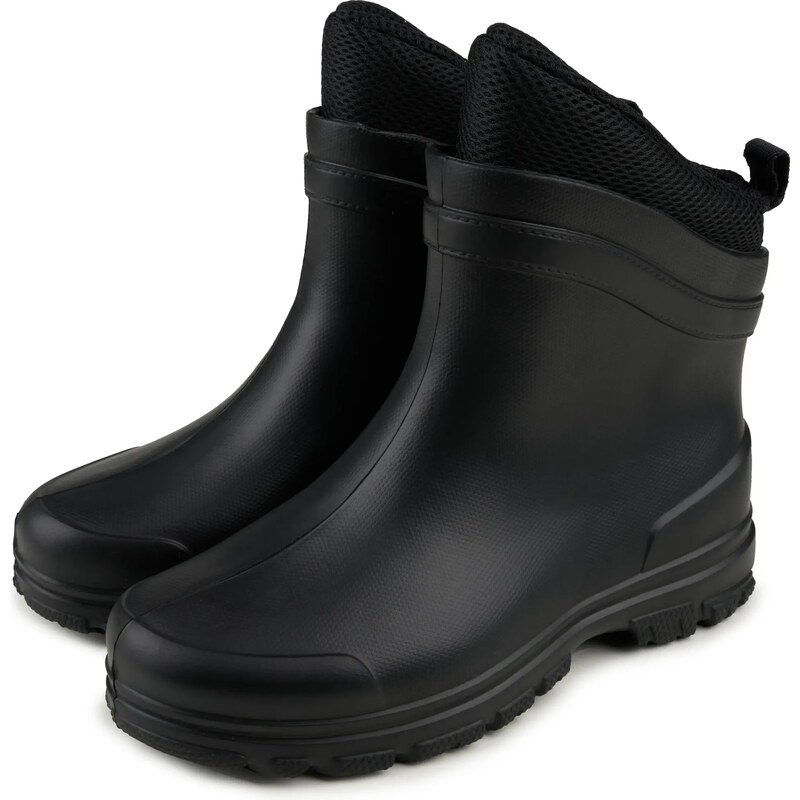 Vlnka Zateplené pánske nízke čižmy s vlnenou vložkou čierna veľkosti 65063417