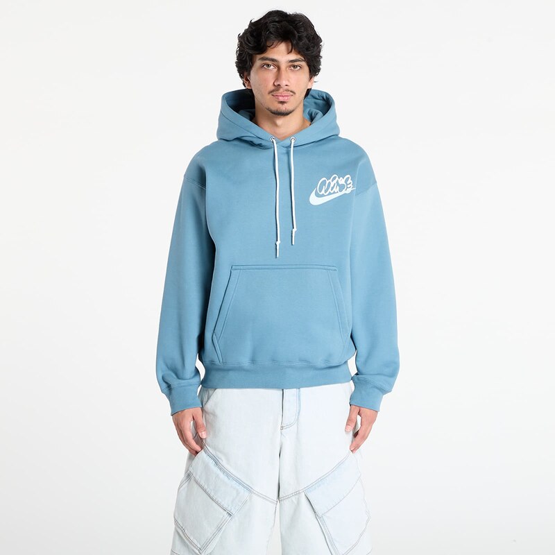 Mikina Nike Solo Swoosh Mens Fleece Hoodie Smokey Blue M 65048613