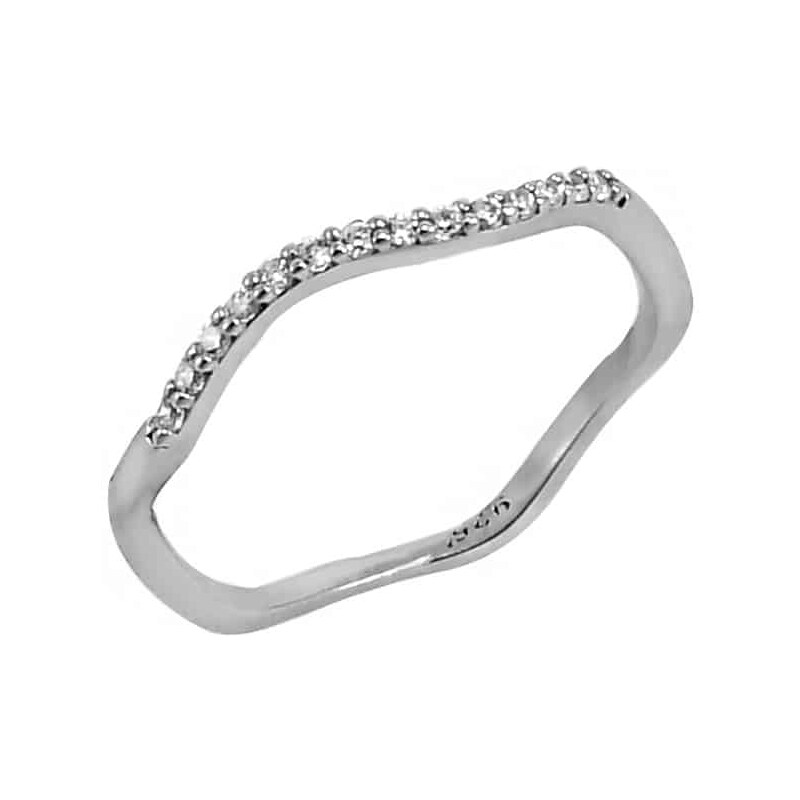 Strieborný prsteň Glare 982 65064210