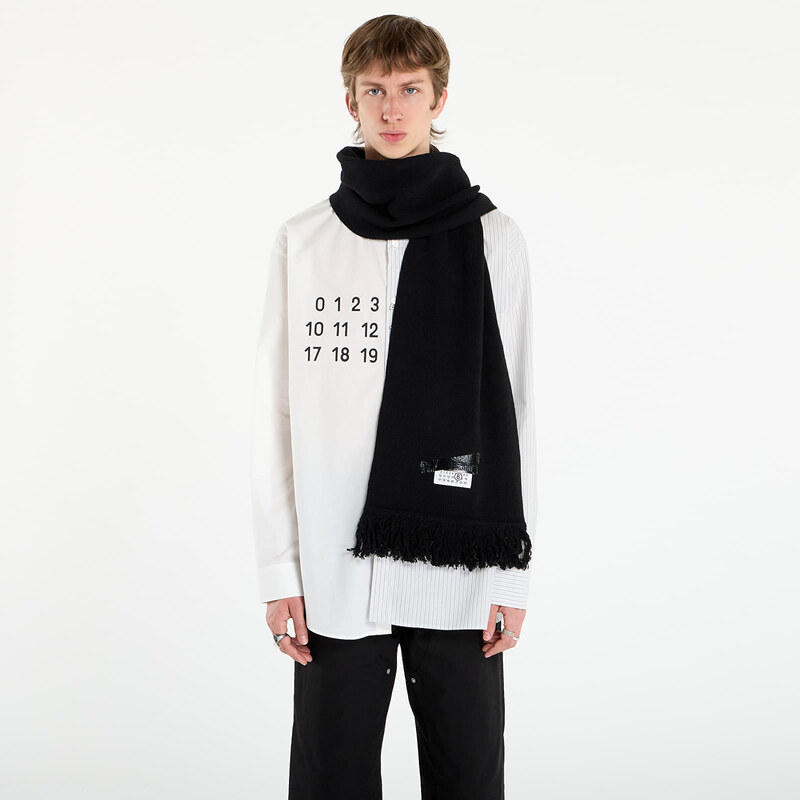 Šál MM6 Maison Margiela Scarf Black Universal 65065824