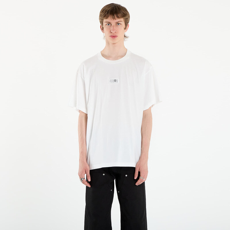 Tričko MM6 Cotton T-Shirt Off White L 65065865