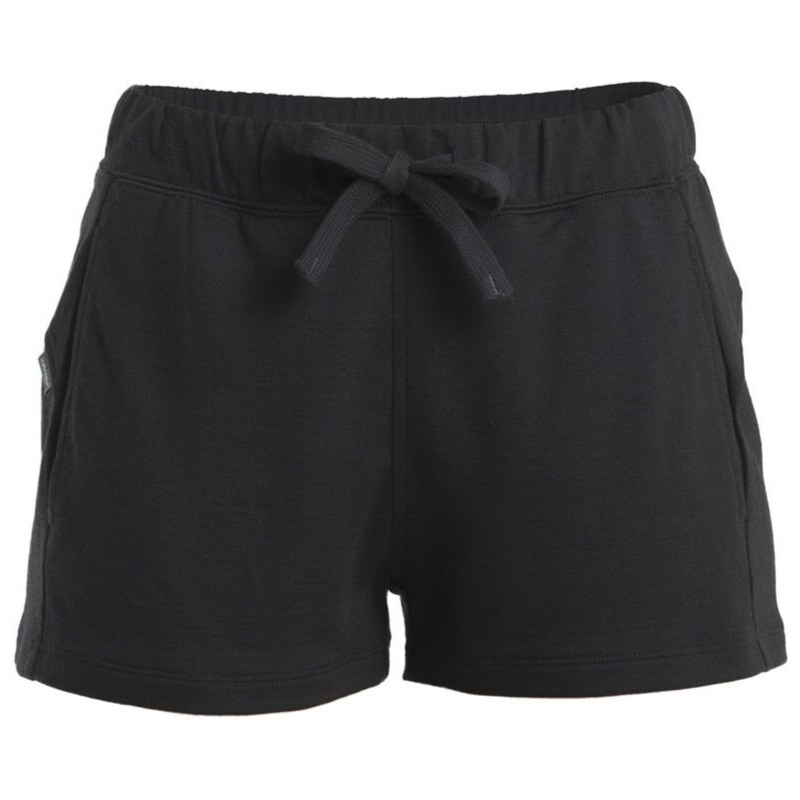 Dámske šortky Merino Blend 200 Crush Shorts Icebreaker Black veľkosti 65797212