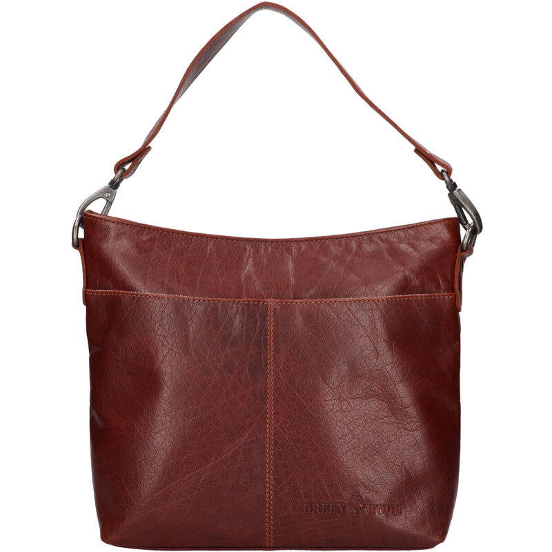 Dámska kožená kabelka Greenwood Stella - koňak 65065315