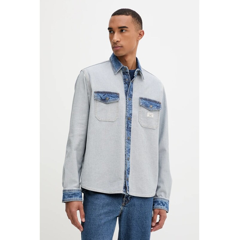 Rifľová košeľa Guess Jeans 65066170