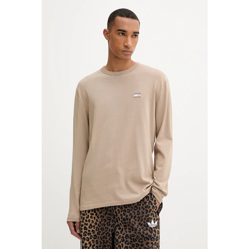 Bavlnené tričko s dlhým rukávom Tommy Jeans 65066108