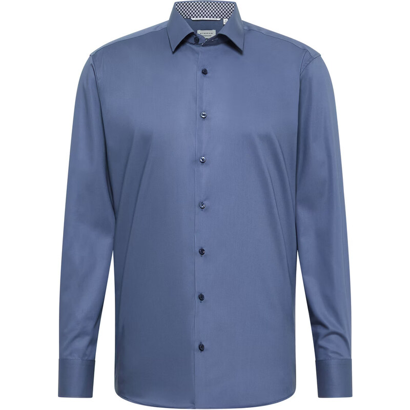Pánska košeľa ETERNA Slim fit denim farba s kontrastom Non Iron 65066484