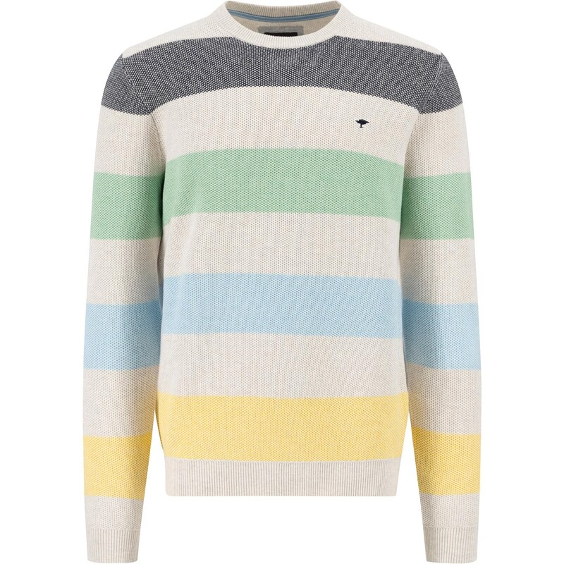 Pánsky bavlnený pruhovaný pulóver FYNCH-HATTON 65066548