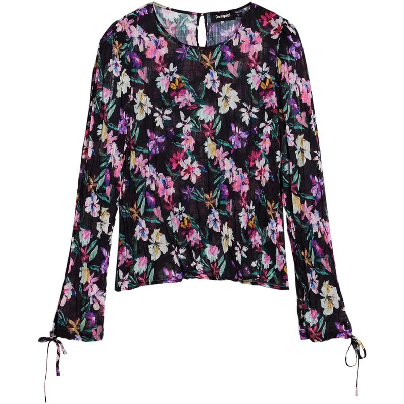 Desigual Blúzka zmiešané farby / čierna 65656955