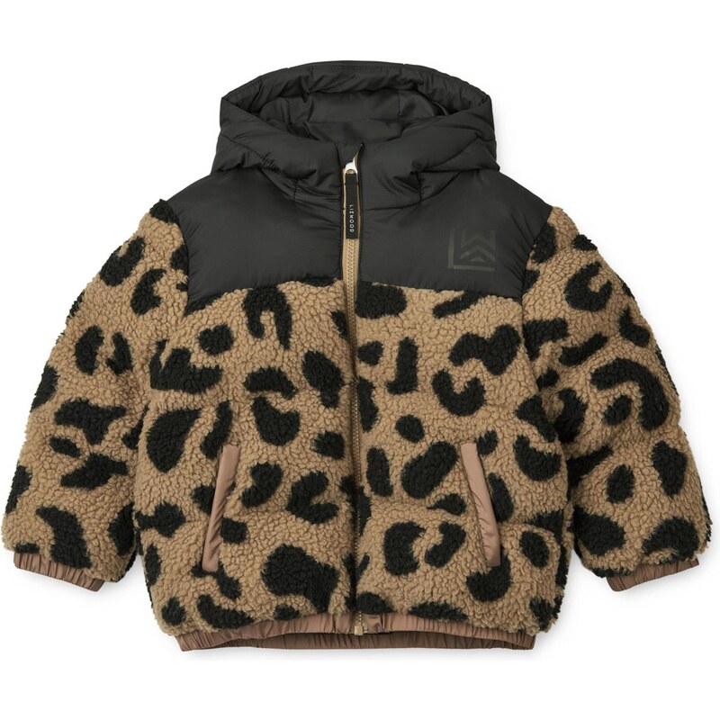 Liewood Zimná bunda Niko tmavobéžová / tmavozelená / čierna 65292671