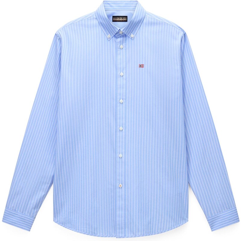 NAPAPIJRI Košeľa Terra modrosivá / biela 65067926