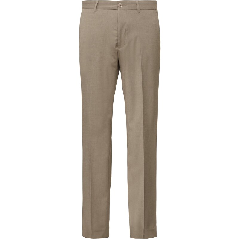 s.Oliver BLACK LABEL Nohavice s pukmi svetlohnedá 65649421