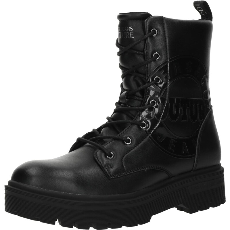 Versace Jeans Couture Šnurovacie čižmy Syrius čierna / strieborná 65888737