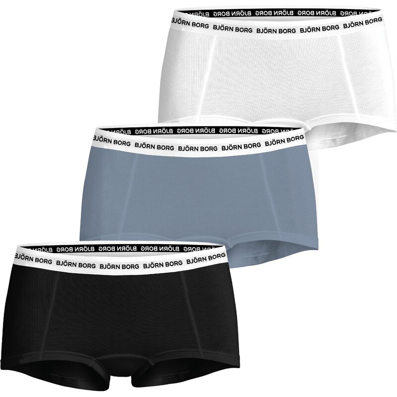 BJÖRN BORG Nohavičky modrosivá / čierna / biela 65067816