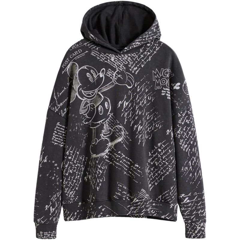 Desigual Mikina čierna / biela 65883335