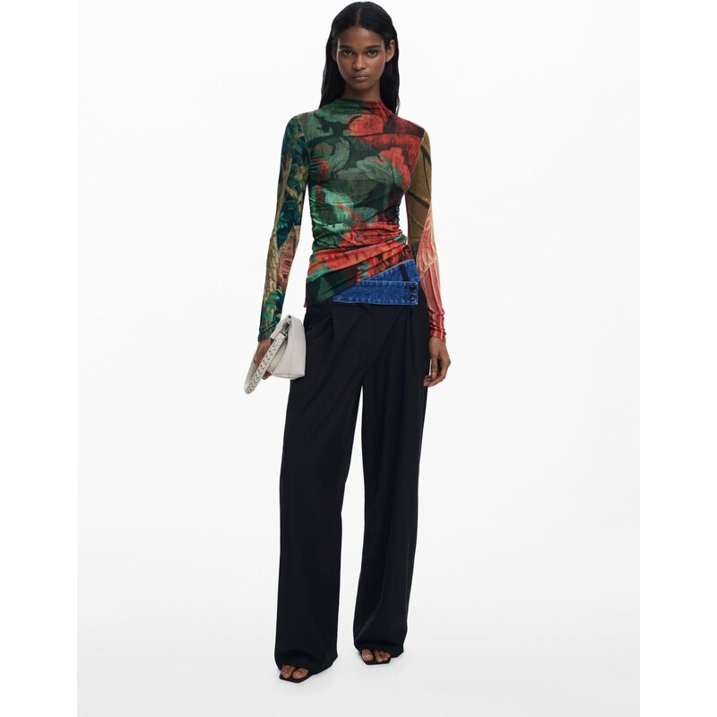 Desigual Mikina by Mr. Christian Lacroix zelená / melónová 65884127