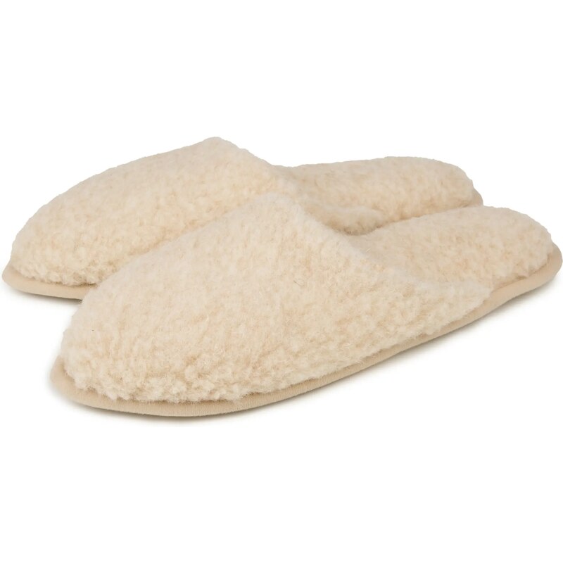 Vlnka Dámske vlnené papuče Lenka béžová veľkosti obuvi - dospelí 35-36 65073666