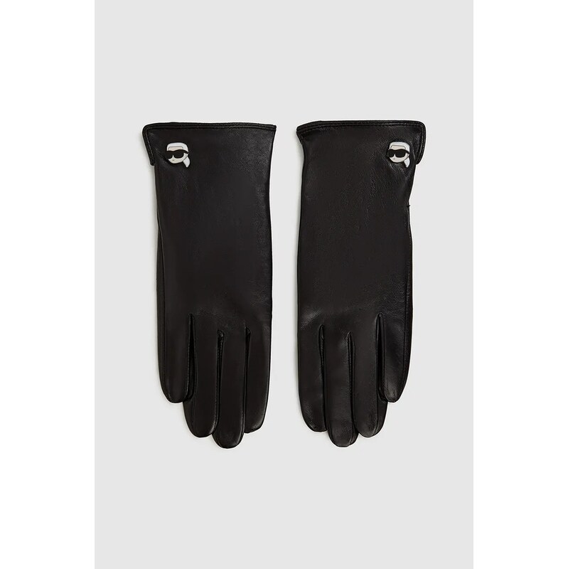 Kožené rukavice Karl Lagerfeld IKON 65087088