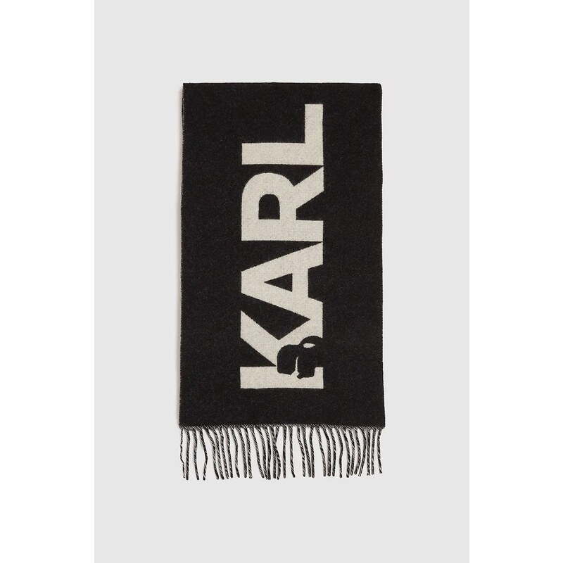 Šál s prímesou vlny Karl Lagerfeld K/ESSENTIAL 65087200