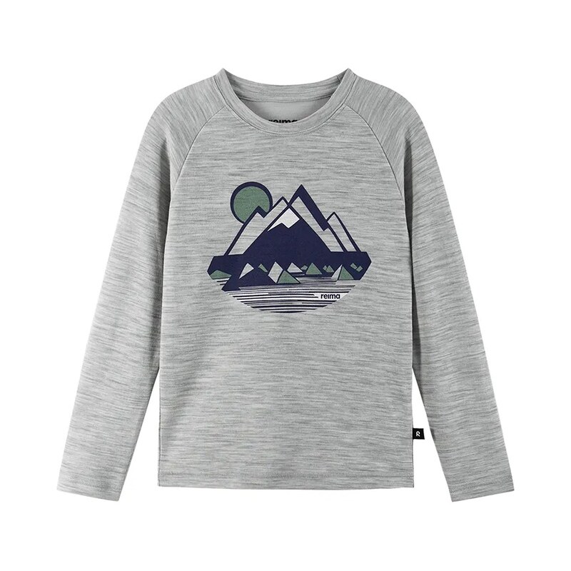 Detská mikina s prímesou vlny Reima Viisas 65073380