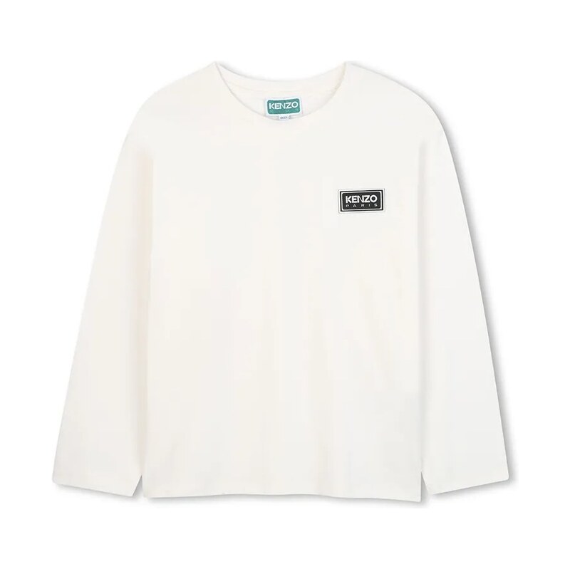 Detská bavlnená košeľa s dlhým rukávom Kenzo Kids 65087111