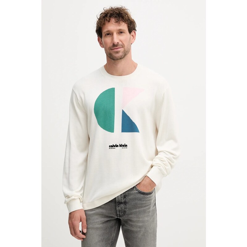 Bavlnený sveter Calvin Klein Jeans 65087227