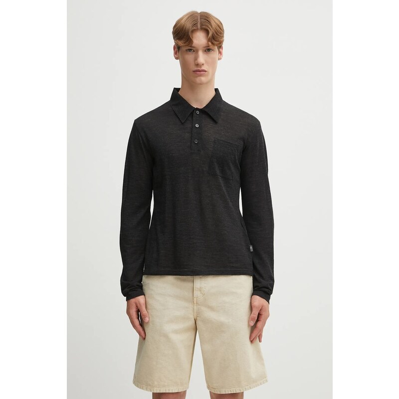 Vlnené tričko s dlhým rukávom MM6 Maison Margiela 65073386