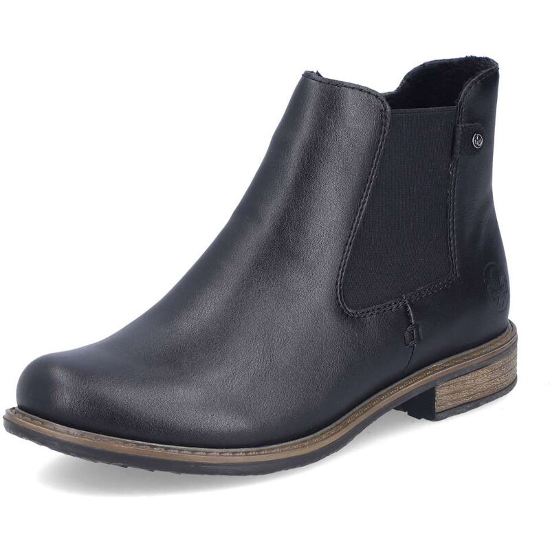 Dámska členková obuv RIEKER 74854-00 čierna W5 65075660