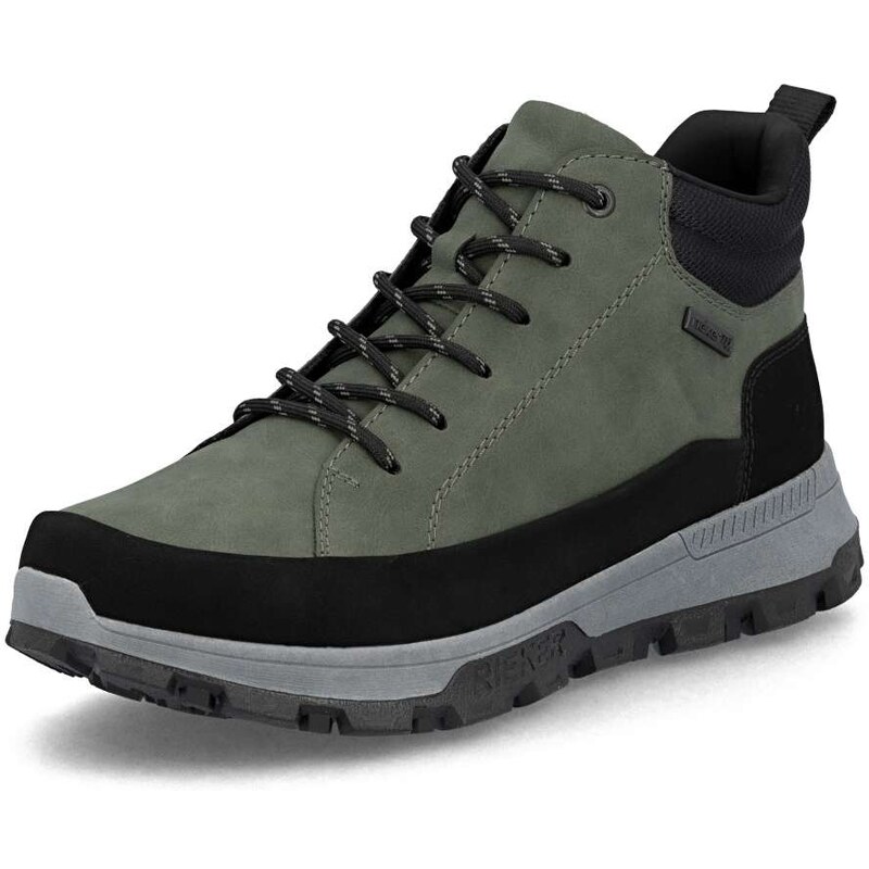 Pánska členková obuv RIEKER 35508-54 zelená W5 65075678