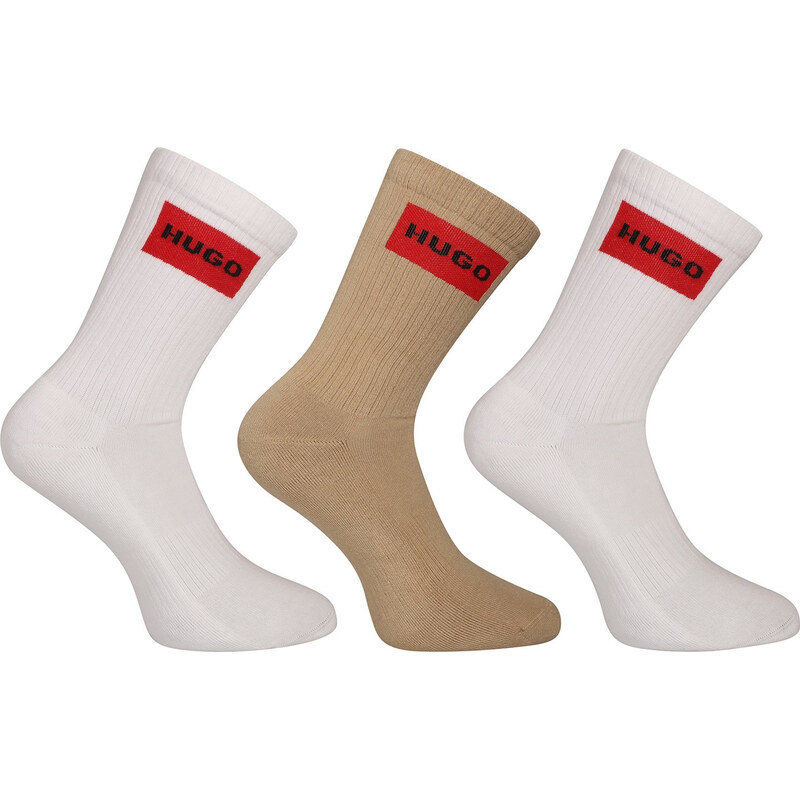3PACK ponožky HUGO vysoké viacfarebné (50531515 269) 64977575