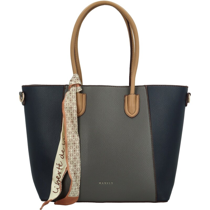 Dámska kabelka na rameno šedá - MaxFly Rikka šedá 65136093