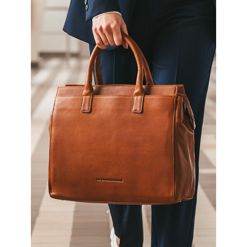 Dámska kožená kabelka na notebook The Chesterfield Brand Rivera - 64167650