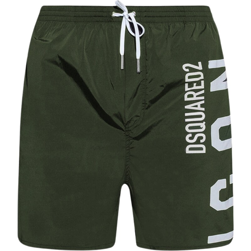 DSQUARED2 Icon Khaki plavky 65080920